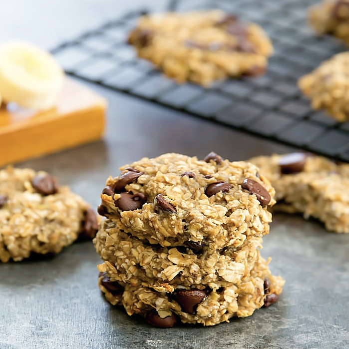 Image of 2 Ingredient Banana Oatmeal Cookies